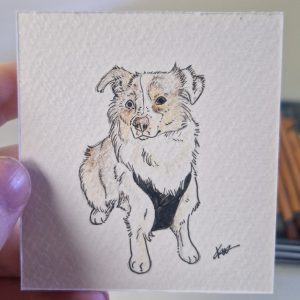 miniature portrait of your pet-dog