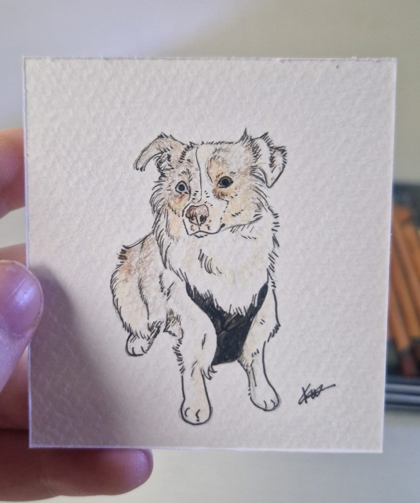 miniature portrait of your pet-dog